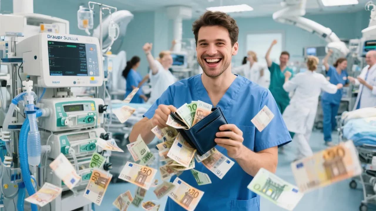 Was für ein Gehalt als ATA in Zeitarbeit in Hamburg?