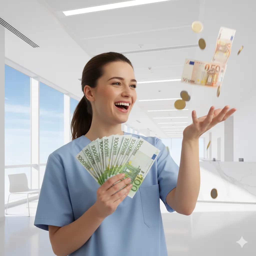 Wieviel verdiene ich in Hamburg als Krankenschwester in Zeitarbeit?