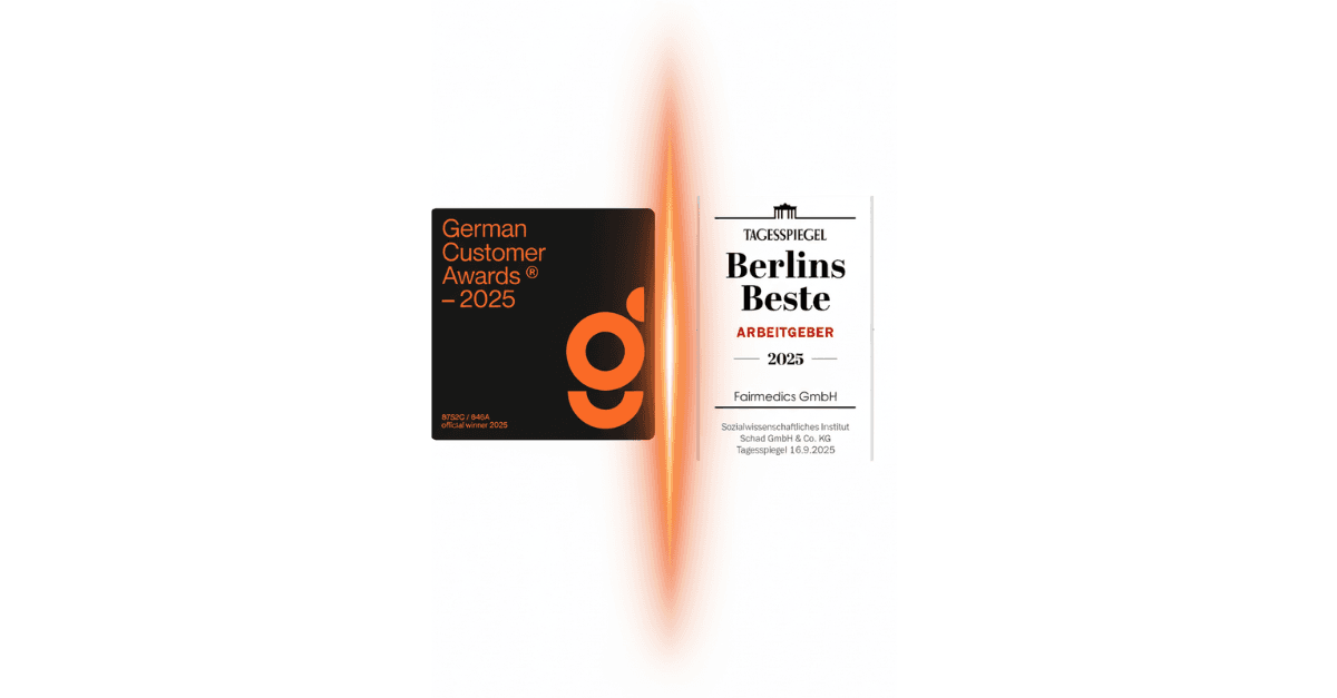 Bester Arbeitgeber Berlin 2025 und German Customer Awards Gewinner 2025
